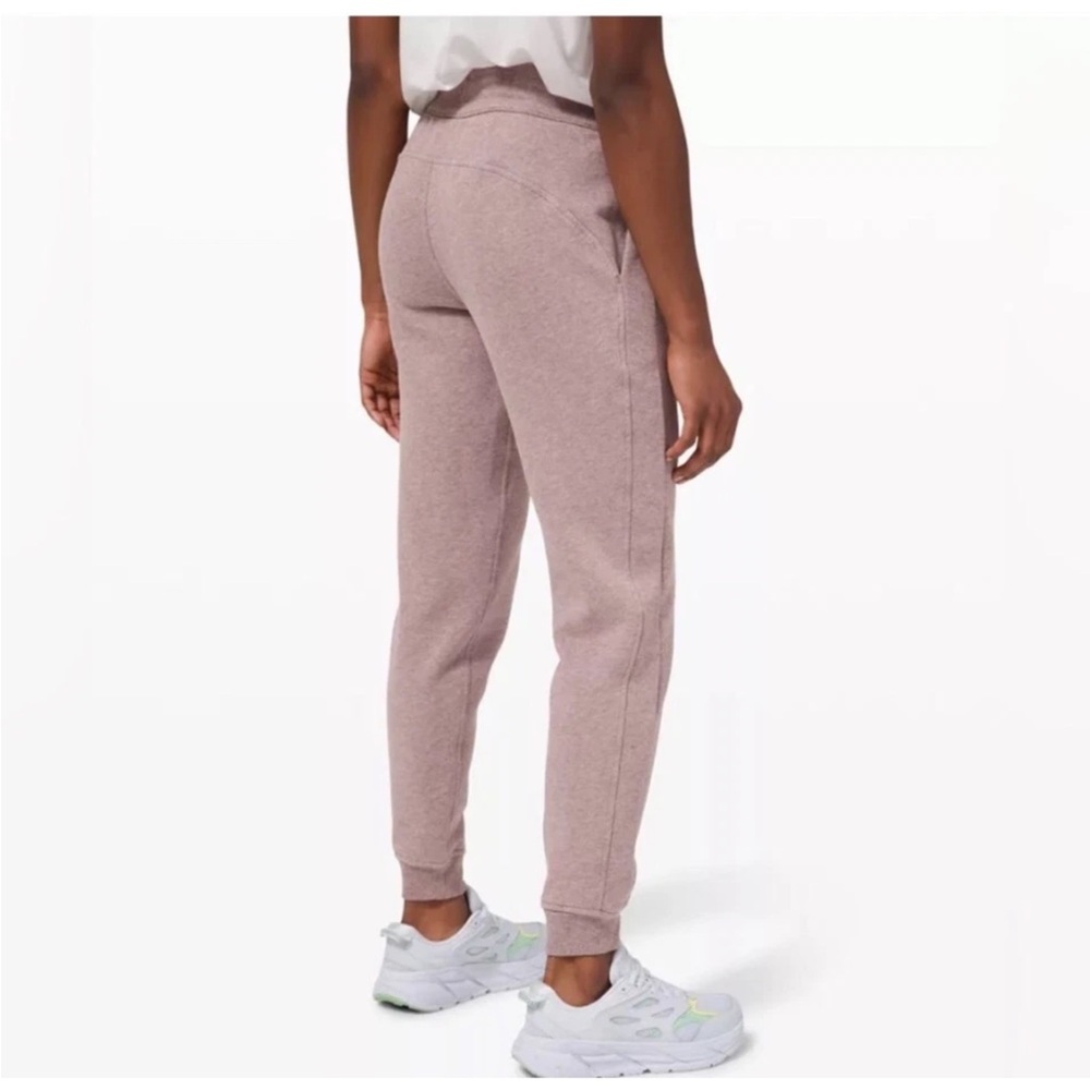 Lululemon athletica Dusty Rose Fleece Joggers Scuba NWT - Picture 2 of 8